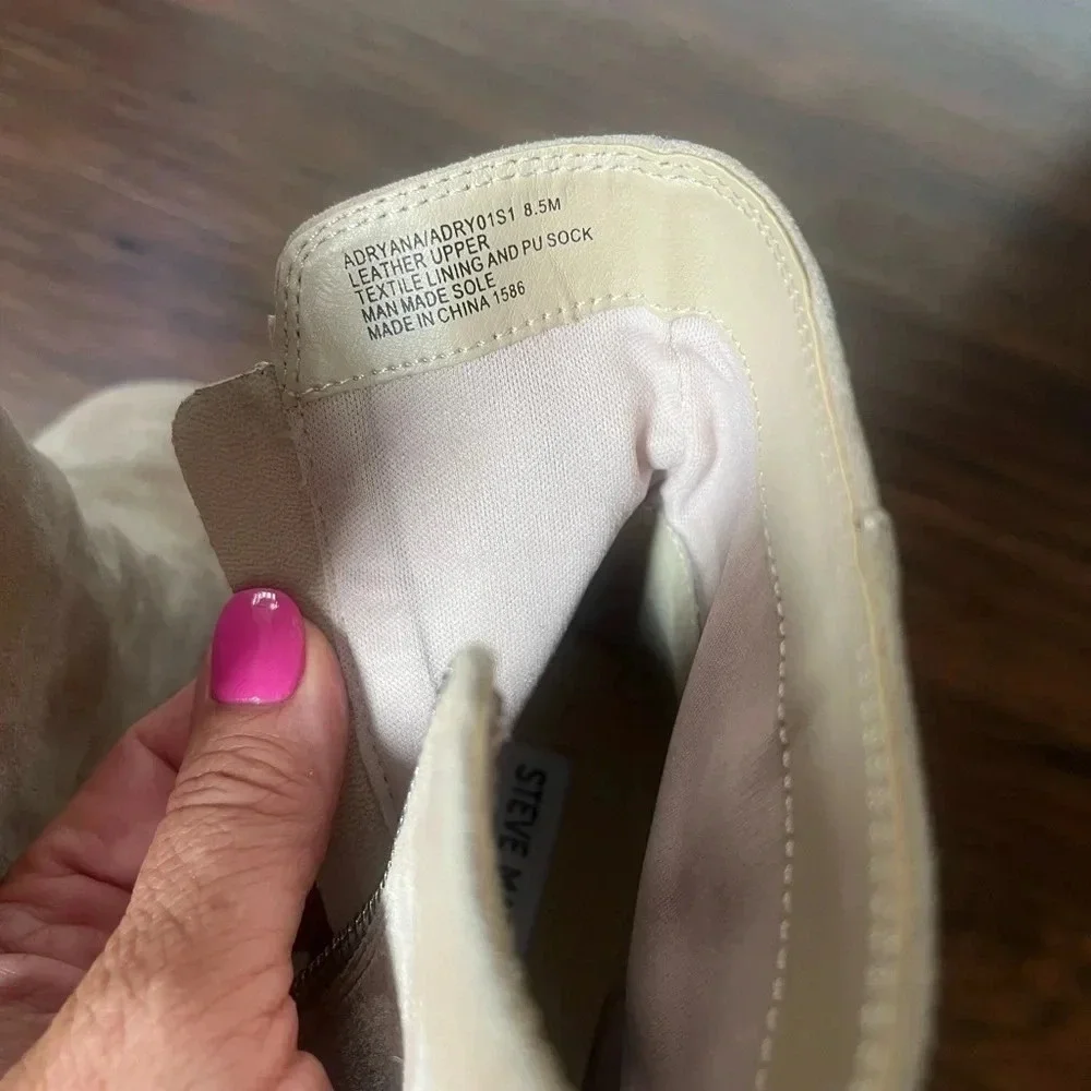 Steve Madden Tan Suede Boots-NWT- Size 8.5-party clique